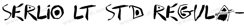 Serlio LT Std Regula字体转换